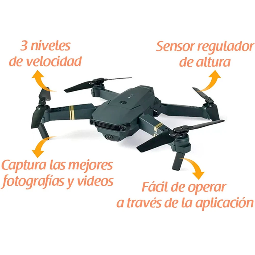 Wifi Fpv Drone X Pro Caracteristicas E88 Pro 4K Foldable WiFi