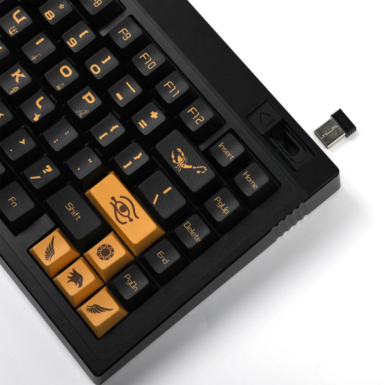 Epomaker-temple Keycaps Grupo Coleção Completa de Cherry-profile Dye Sublimation Pbt Keycaps para Ansi e Iso-uk Layouts - Imagem 2