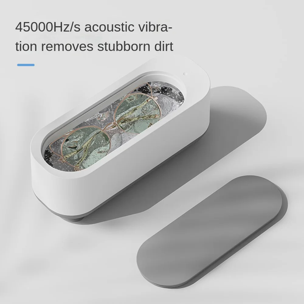 Portable Ultrasonic Cleaning Machine Jewelry Washing Tools Ultrasound Watch Ring Necklaces Glasses Quickly Clean Stains