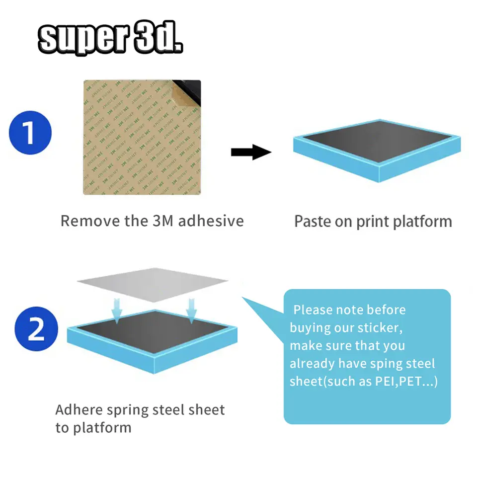 Magnetic Base 220/235/300/310/350mm Sticker With 3M Adhersive Magnetic Build Plate Tape For 3D Printers Bed Ender 3 5 KP3S CR20 image 3