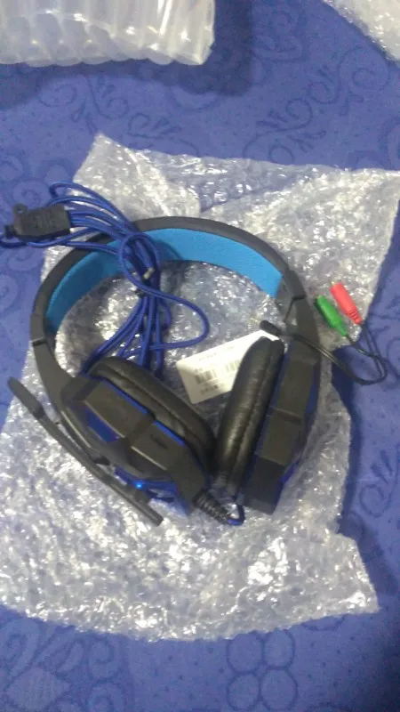 Led Headset Professional Wired Headphones photo review