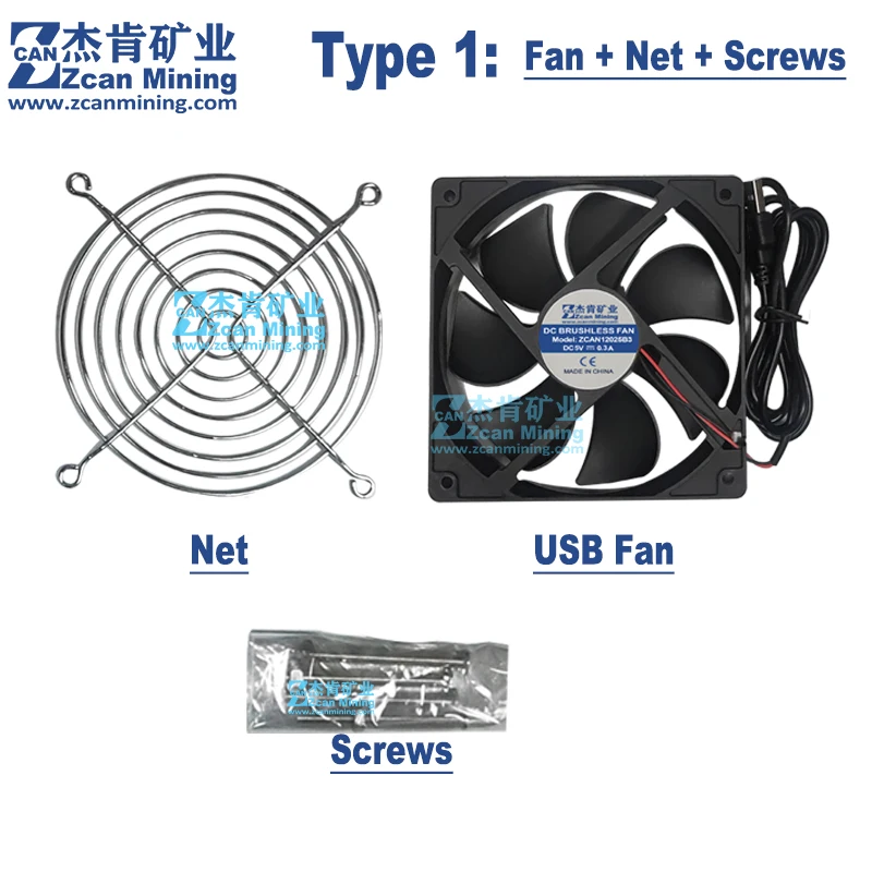 ICERIVER KAS KS0 PRO ULTRA Fan Ball Bearing 5V