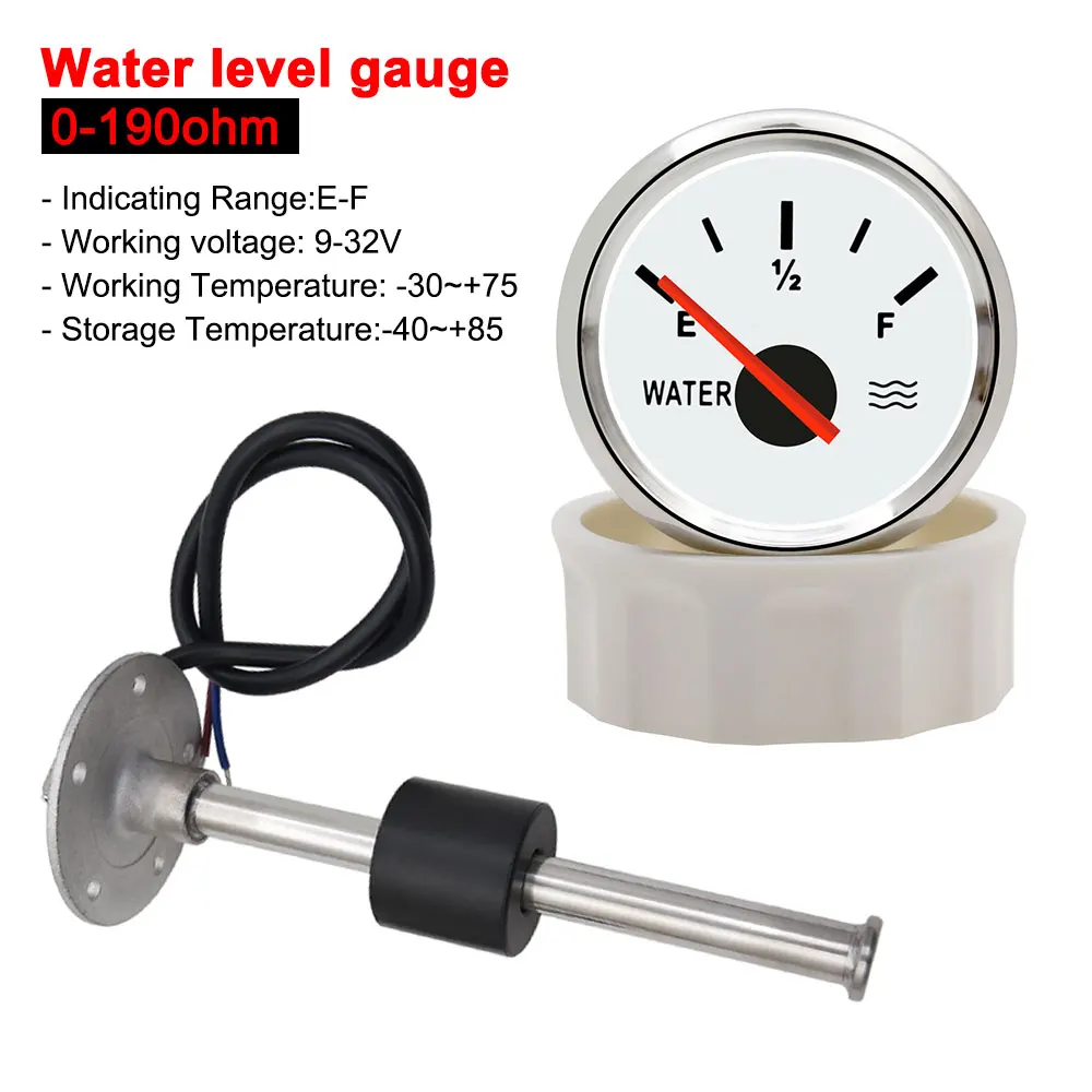 Wasserstandsensor-Detektor 52 mm Wasserstandsanzeige mit rotem