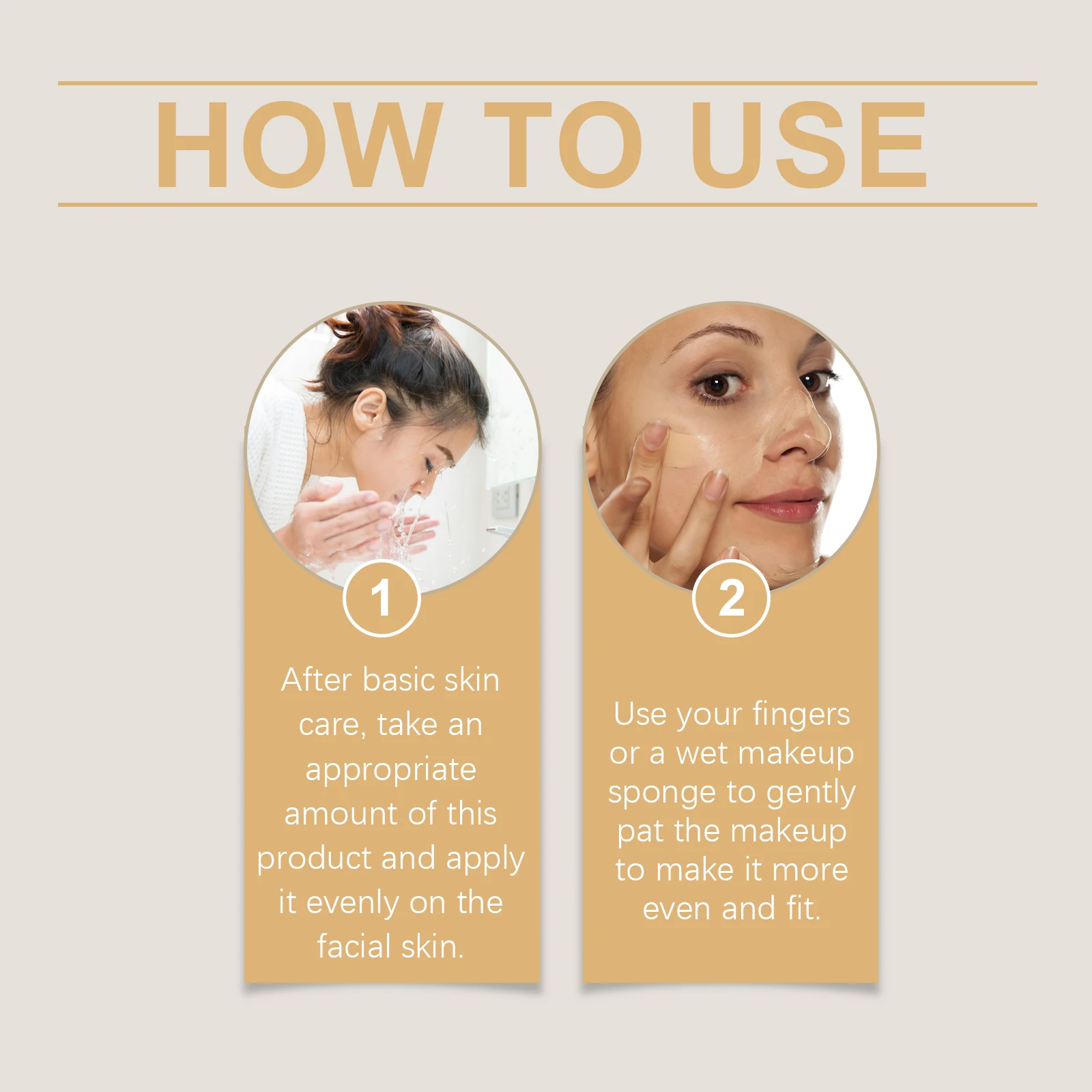 EELHOPE Color Changing Foundation Natural Moisturizing Refreshing Lasting Makeup Improve Skin Tone Perfect Coverage Foundation