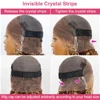 Highlight Invisi-Strap 360 Full Lace Wig Human Hair Pre Plucked  Deep Curly 250 Density Lace Wig Colored HD 360 Lace Frontal Wig 6