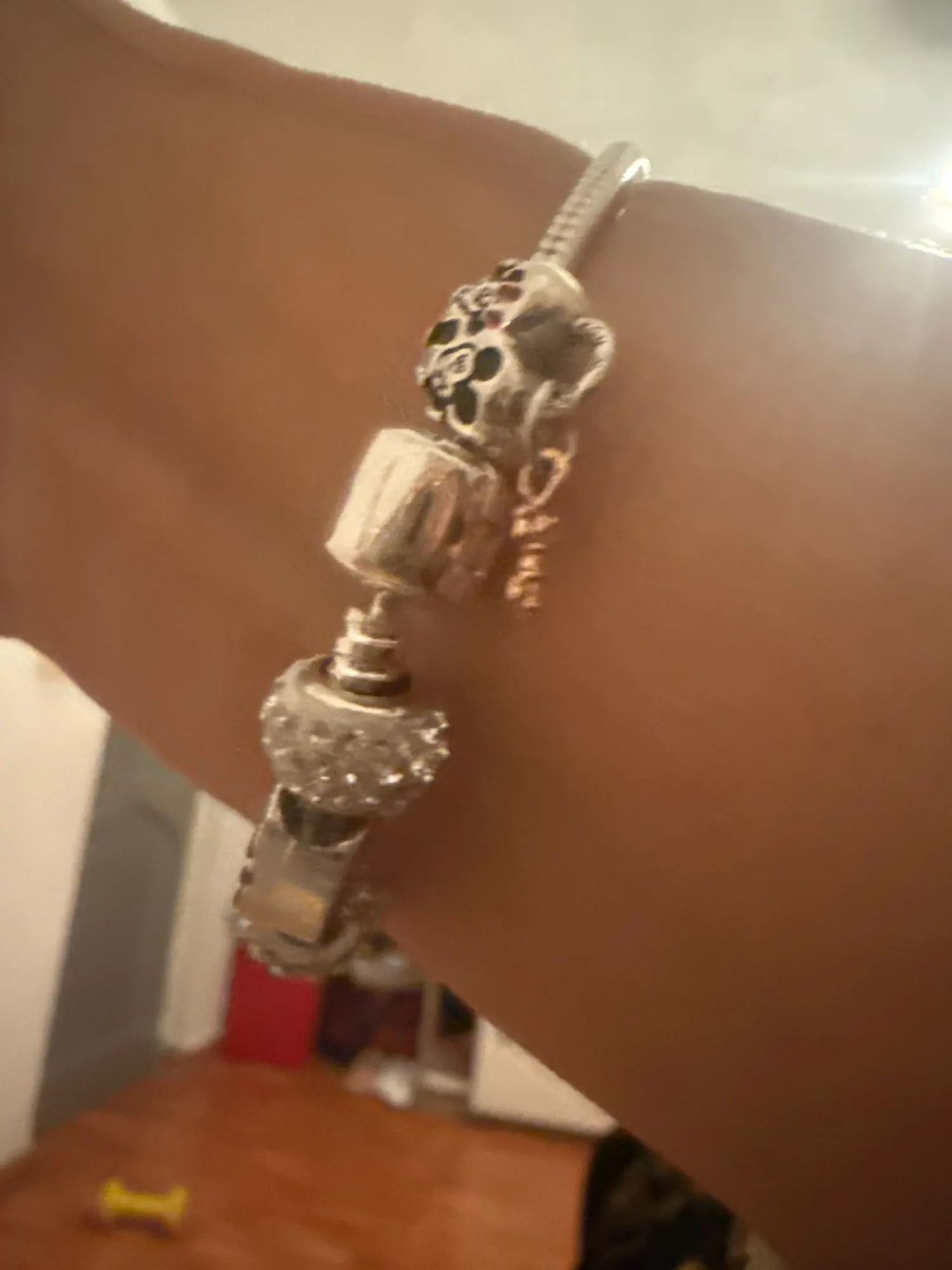 Joyería fina Original hecha a mano de lujo, pulsera de plata de ley 925 con dijes, pulseras suaves y lisas de hueso de serpiente para mujer photo review