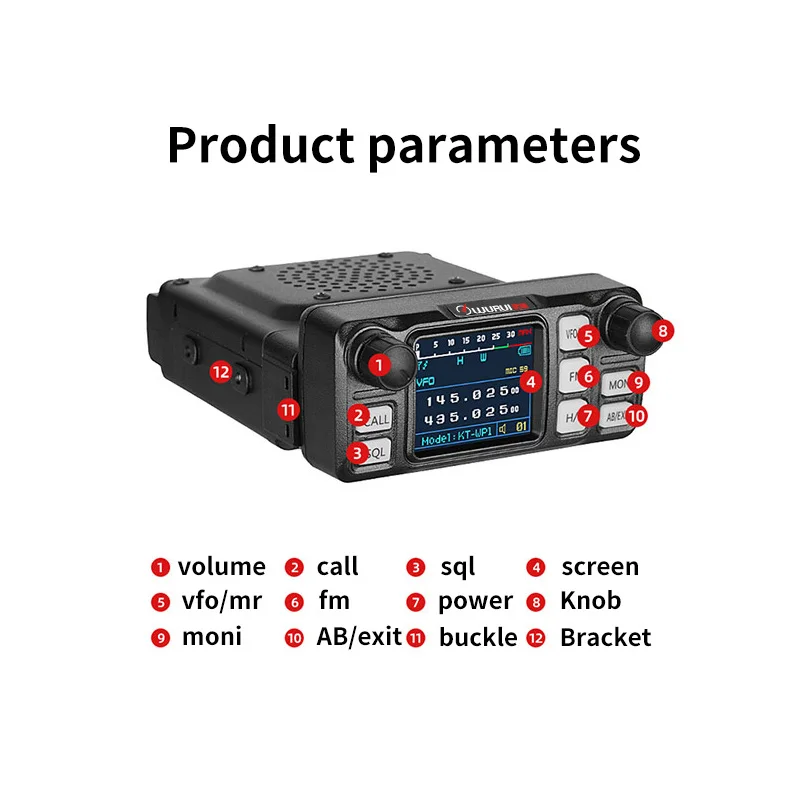 wurui mini portable ham radio stations fm Mobile walkie talkie walkie long range profesional communications device Amateur