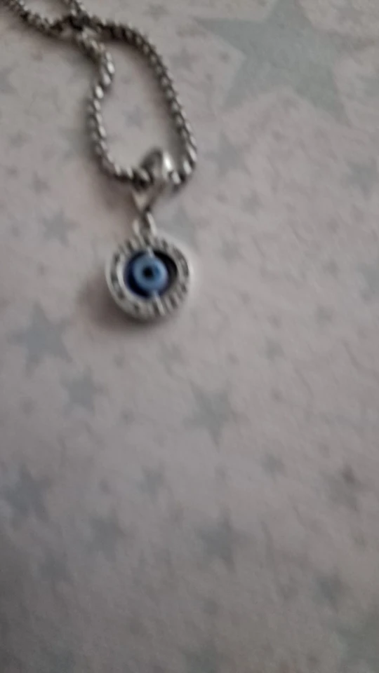 100% Plata auténtica 925, abalorios clásicos de ojo de diablo para mujer, aptos para pulseras Qikaola originales, fabricación de joyas finas DIY photo review