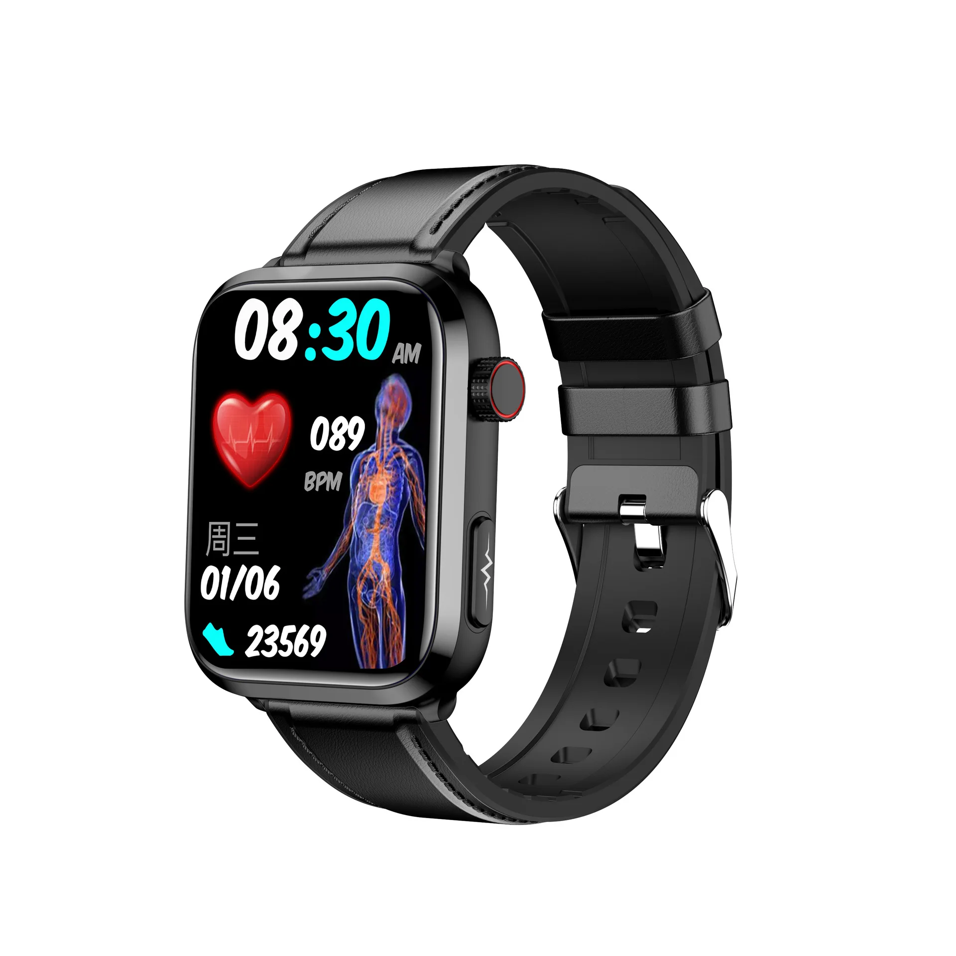 

ET210 Smart Watch 1.91” Color Screen Smartwatch Waterproof All-Day Activity Tracker Heart Rate Sleep Monitor