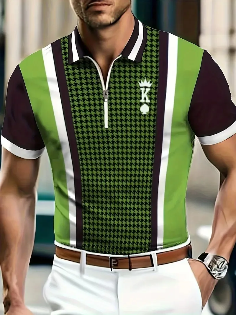 Summer Men's Short Sleeve Polo Shirts Business Casual Large Size casual short sleeved shirt,short sleeved shirt