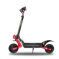 Scooters électriques 3600W double moteur 48V21Ah avec clignotant EScooter 11 "pneu tout-terrain haute suspension freins à double disque e-scooter 6