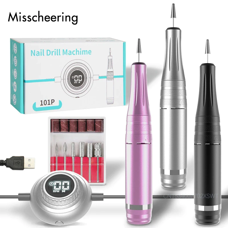 

New 35000RPM Nail Machine Manicure Machine Electric Nail Drill Machine LED Display For Nail Polisher Device Nail Tool