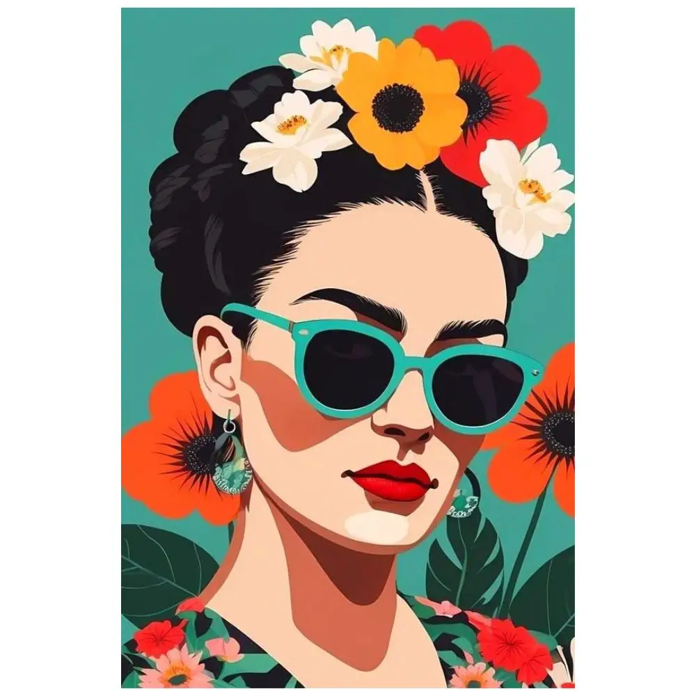 Cuadro Decorativo Impreso 40x60cm Frida Khalo