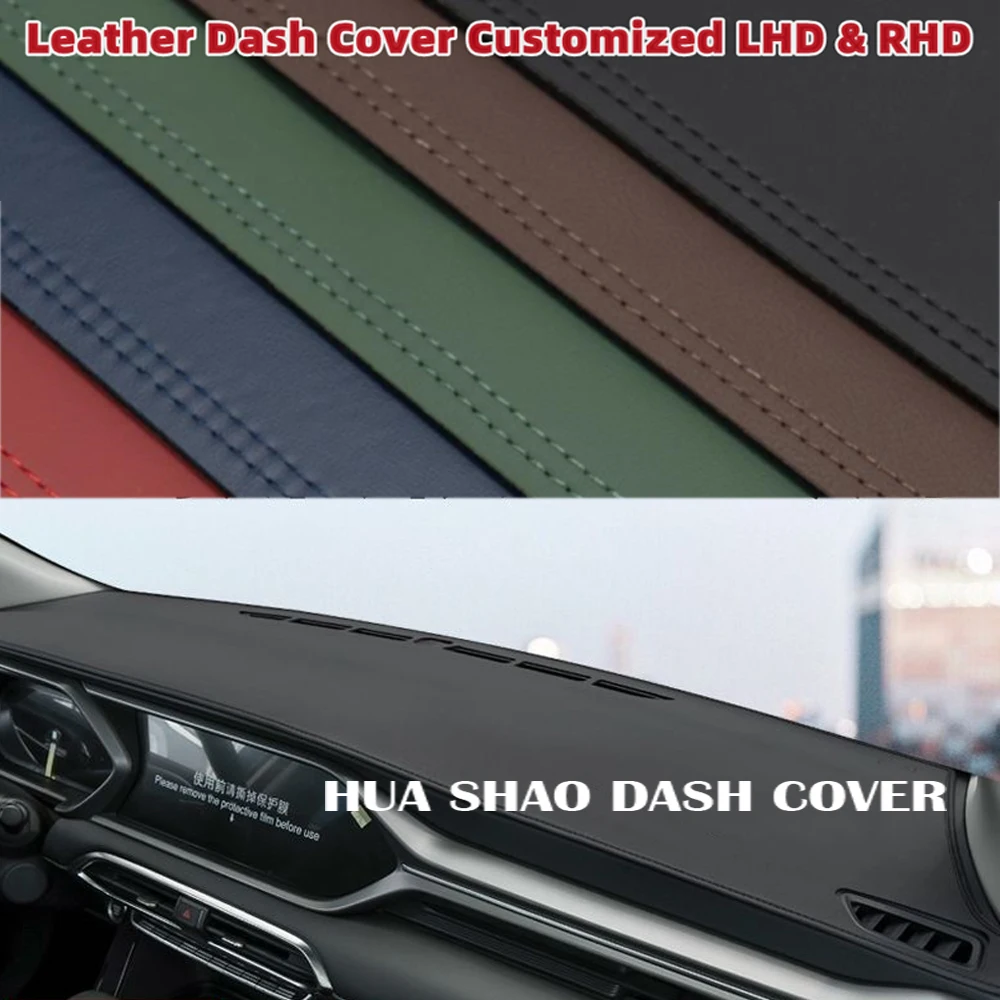 CarDashboardDashMatCoverLeatherPadsSunshadeProtectionNonslip