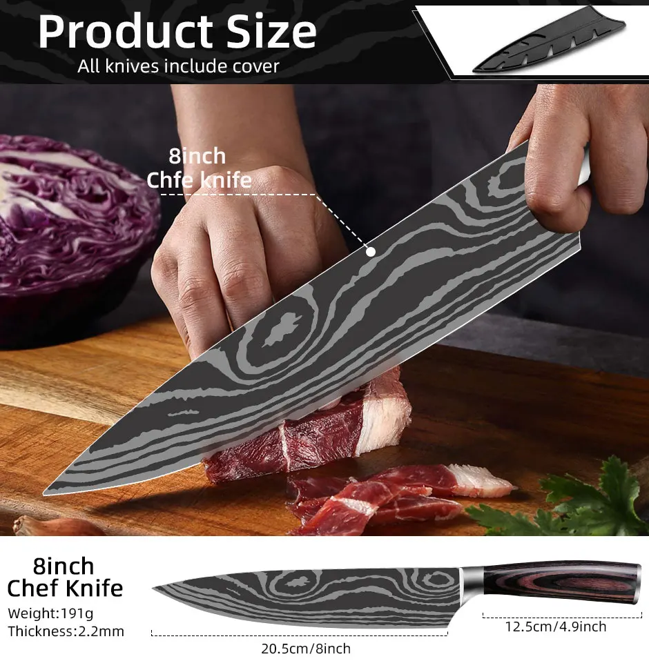 https://ae01.alicdn.com/kf/A019ae605b2a64af2bef2e54a89496fb0M/Kitchen-Knife-Set-Damascus-Laser-Professional-Chef-Knives-7CR17-440C-Stainless-Steel-Meat-Cleaver-Santoku-Slicing.jpg