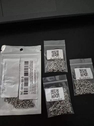 Corrente cubana Vnox unisex, aço inoxidável photo review