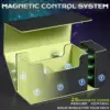 Card Deck Box with Display Window, Fits 200 Double-Sleeved Cards with Dice Tray
