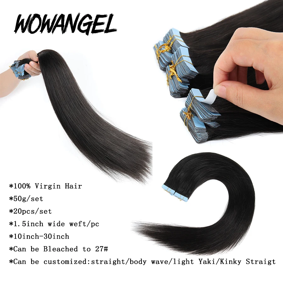 Wow Angel-Ins Extensão do Cabelo Humano para