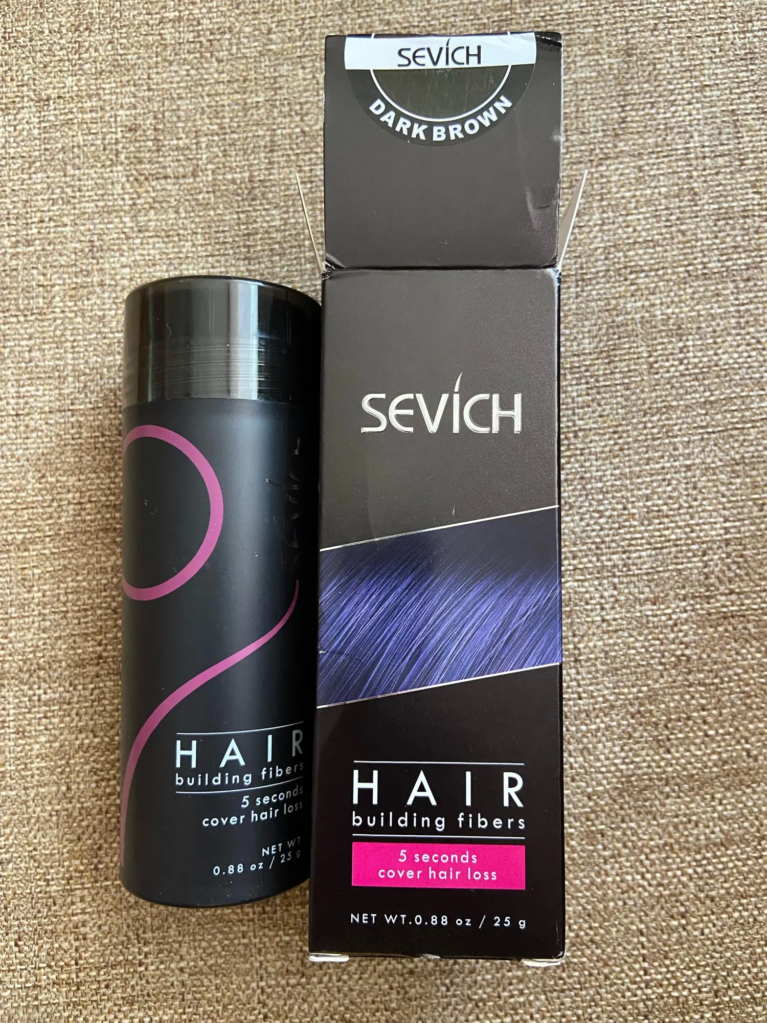 Maquiagem para Cabelo – Disfarce para Calvície HairFiber™ photo review