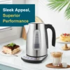 CACHOO Electric Kettle Temperature Control with 4 Presets, 1.7L Hot Water Kettle Electric, Stainless Steel Tea Pot Kettle 6
