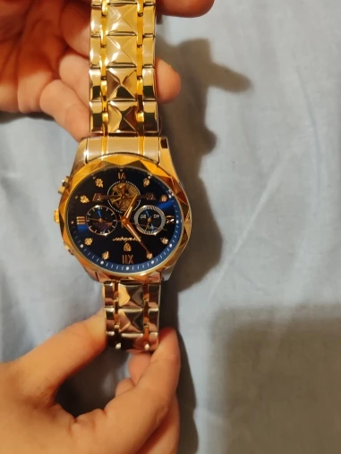 POEDAGAR Luxury Man Wristwatch Waterproof Luminous Chronograph photo review