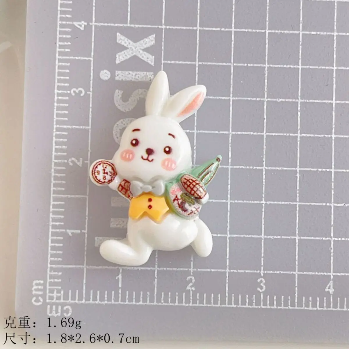 10 Stücke Cartoon Harz Niedlichen Tier Ranch Stil Ohrringe Anhänger Sammelalbum Handwerk Diy Miniatur Ornamente Zubehör – Detail 5