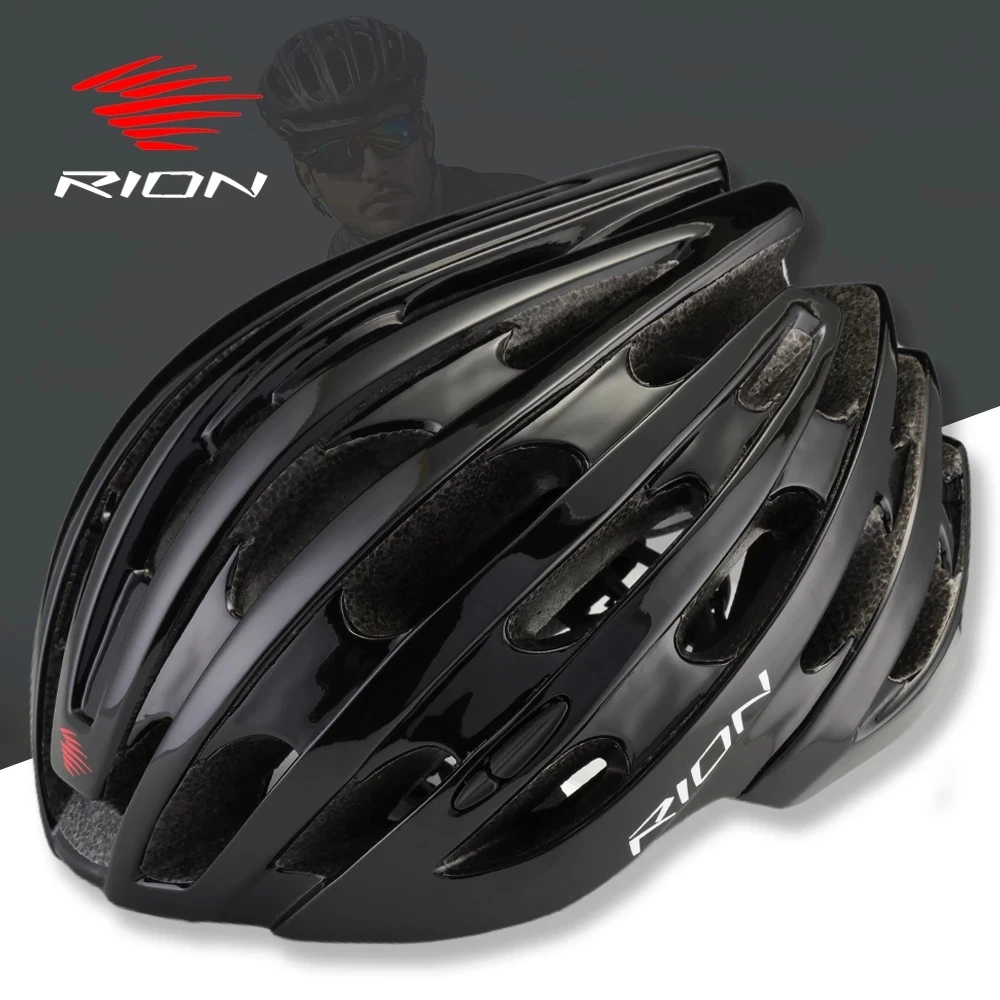 

RION Cycling Safety Helmet Ultralight Gorras Outdoor Bicycle MTB Helmet Motorcycle Mountain Road Bike Headset Cap for Man Woman