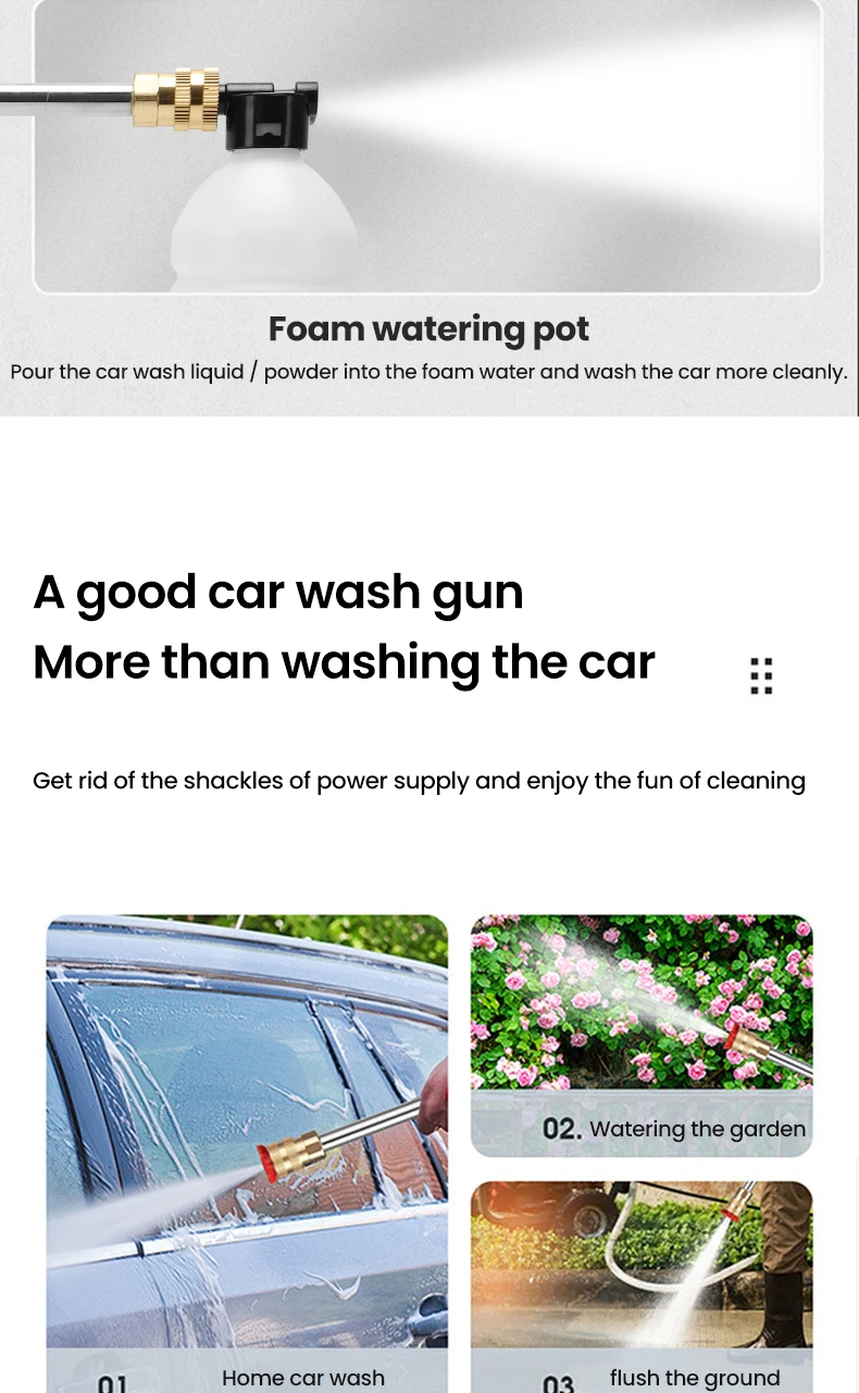 Spray pattern demonstration