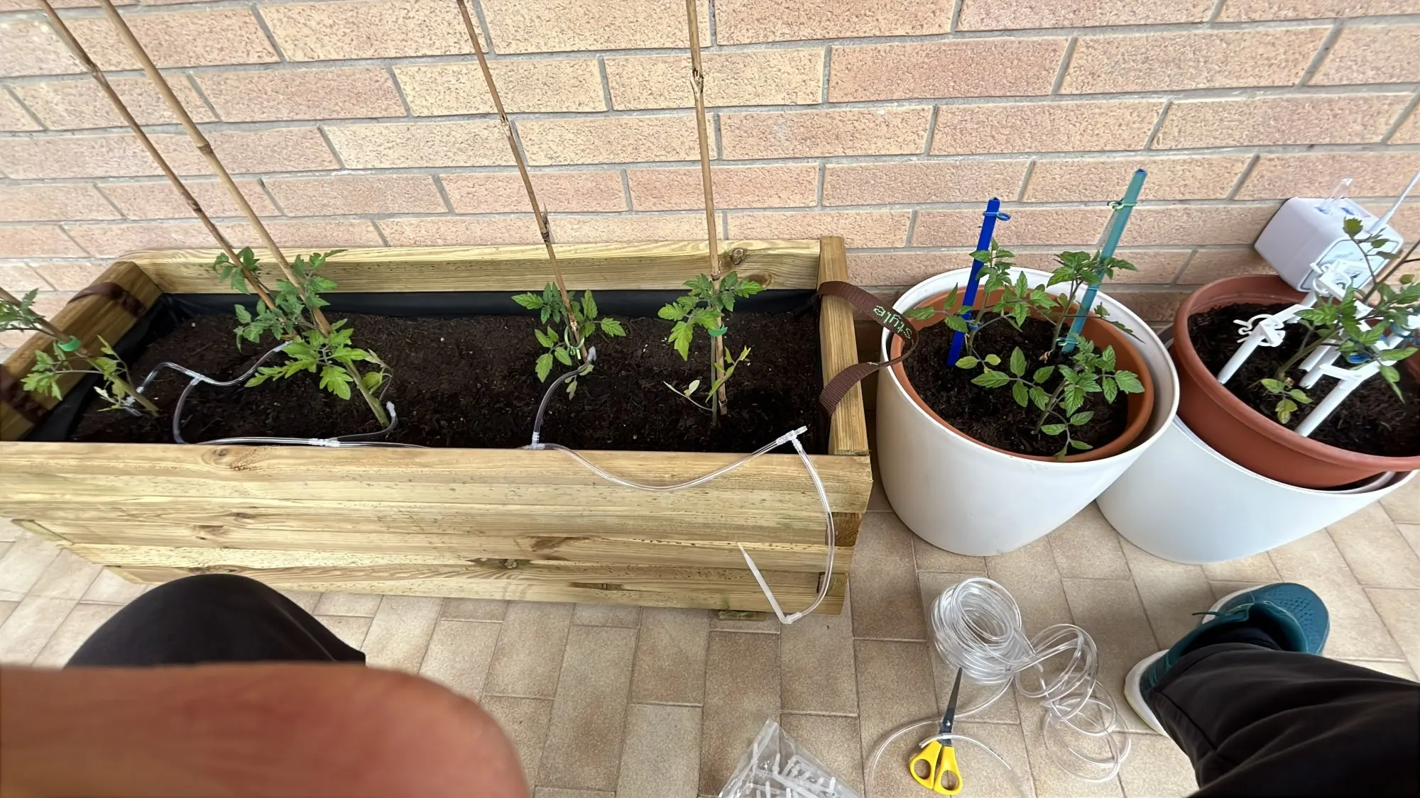 WIFI Intelligent Watering Device Double Pump Timed Automatic Drip Irrigation System Remote APP Controller for Garden Terrace photo review