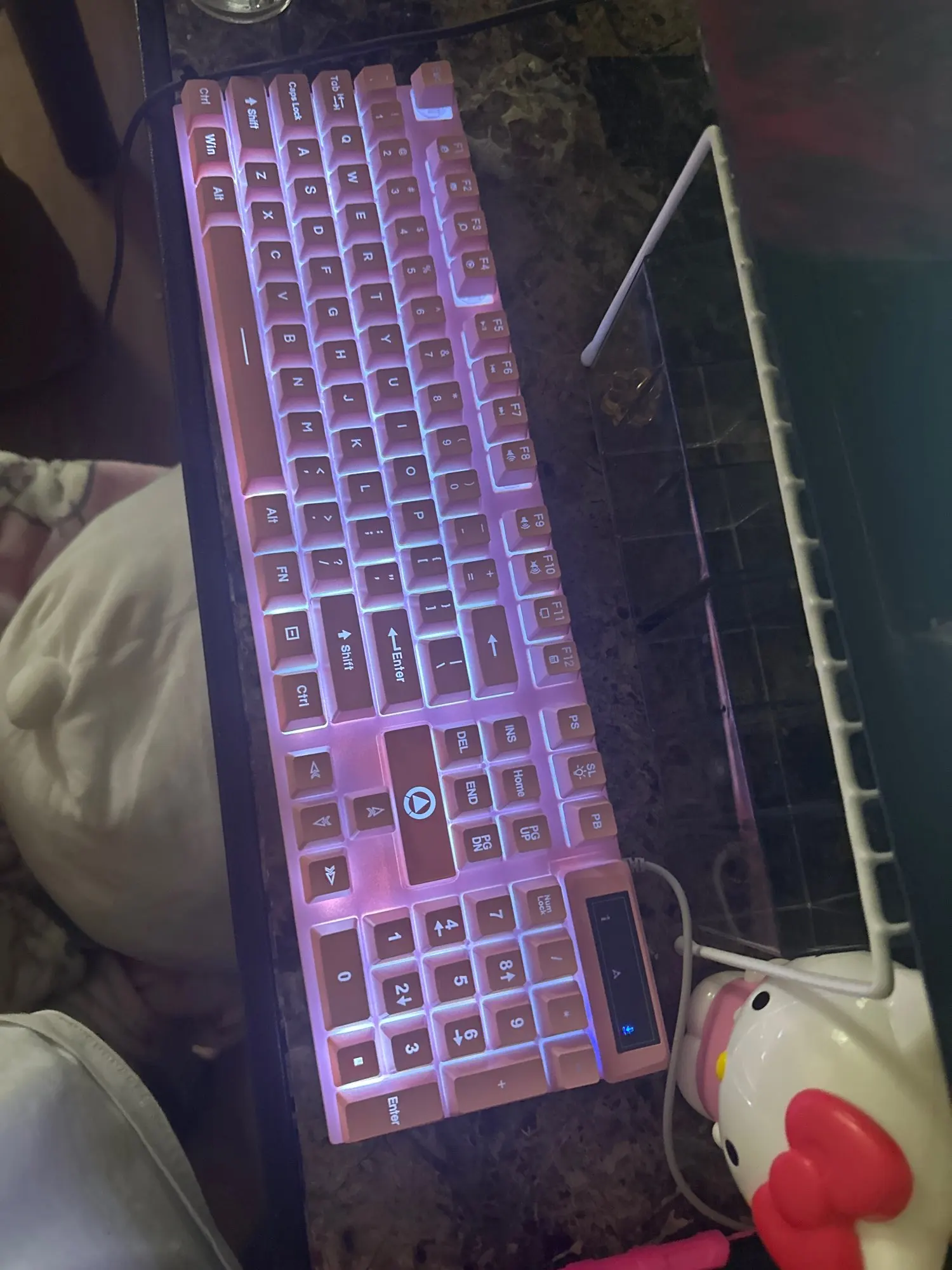 YINDIAO K500 Wired Low Profile Keyboard with Numpad photo review