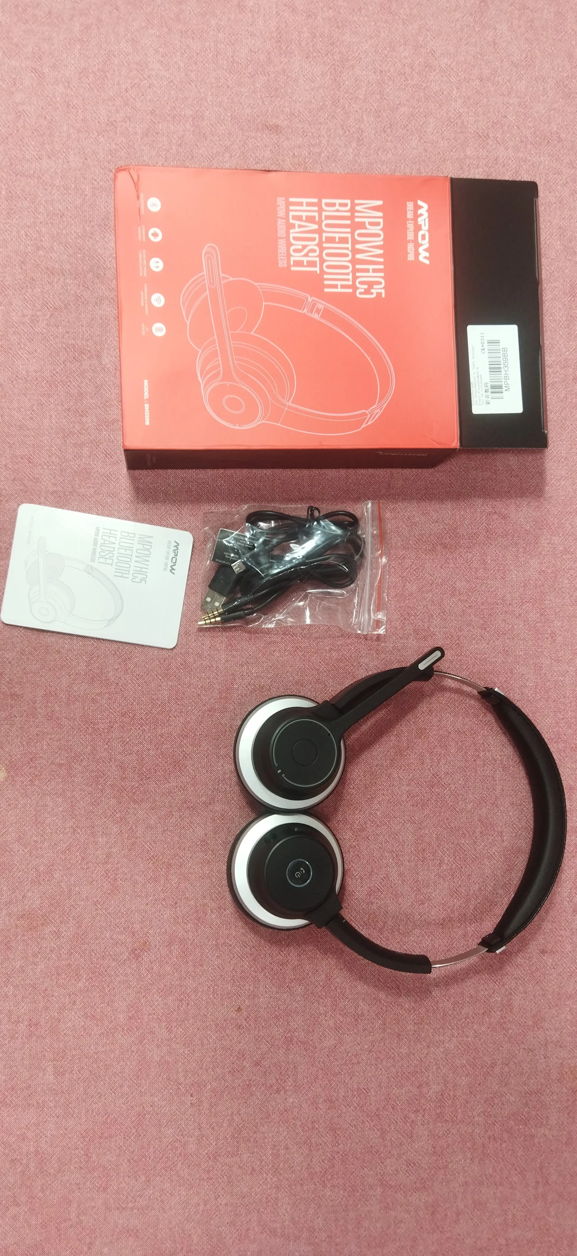 Mpow HC5 Bluetooth 5.0 Headset For Call 