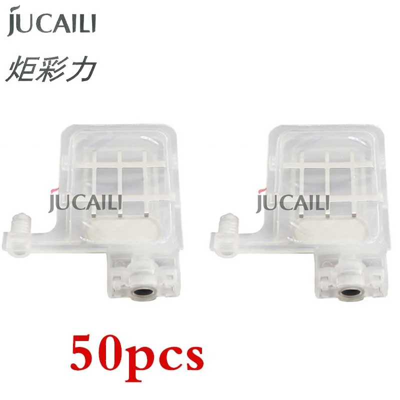 Jucaili-amortecedor de Tinta Transparente 50 Pcs para Epson Dx5 Xp600 Tx800 4720 I3200 Mutoh Galaxy Xuli