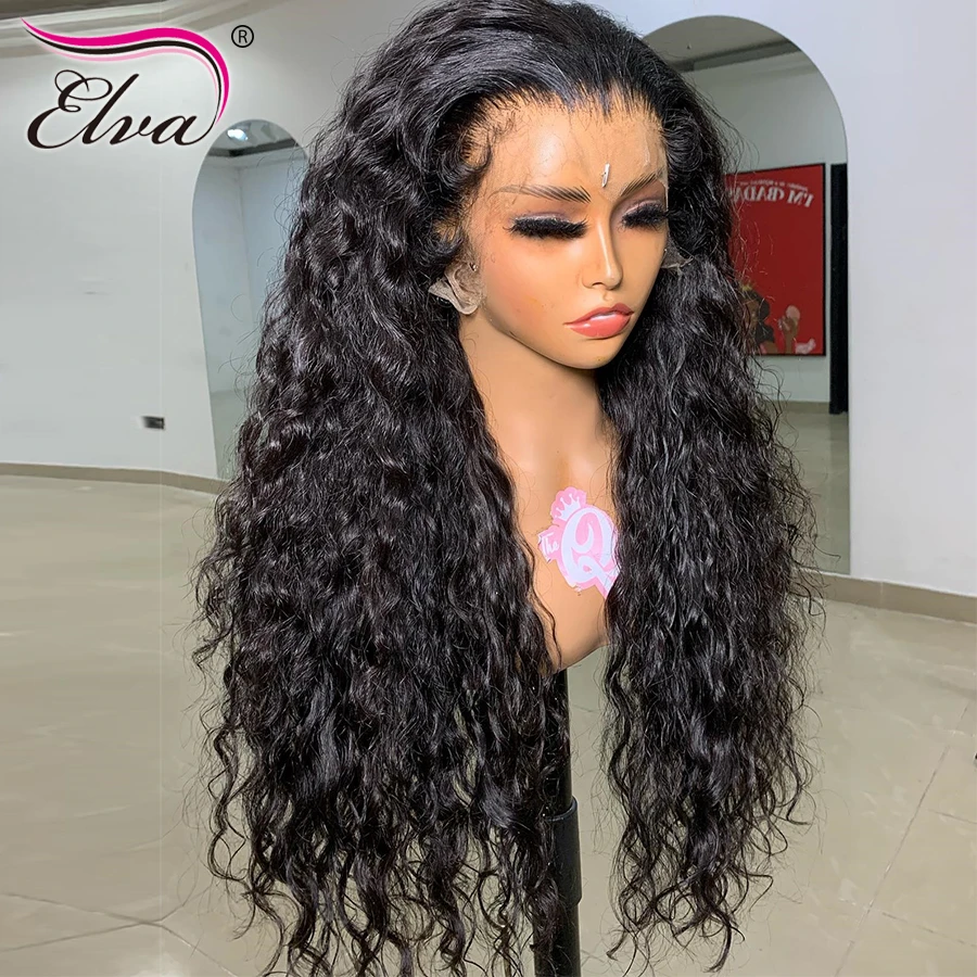 Cheap Human Hair Lace Front Wigs For Black Women 13x6/13x4/4x4 Frontal Lace  Closure Wig Elva Remy Hair Wig Pre Plucked Hairline| | - AliExpress