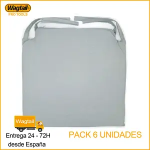  Juego de 6 cojines para sillas de comedor, 6 unidades, cojines  para sillas de oficina, cojines para sillas de comedor, 6 unidades,  almohadillas para sillas con lazos para decoración del hogar