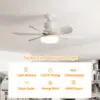 LED 40W ceiling fan light E27 with remote control for dimming, suitable for living room, study, household use, 85-265V 4