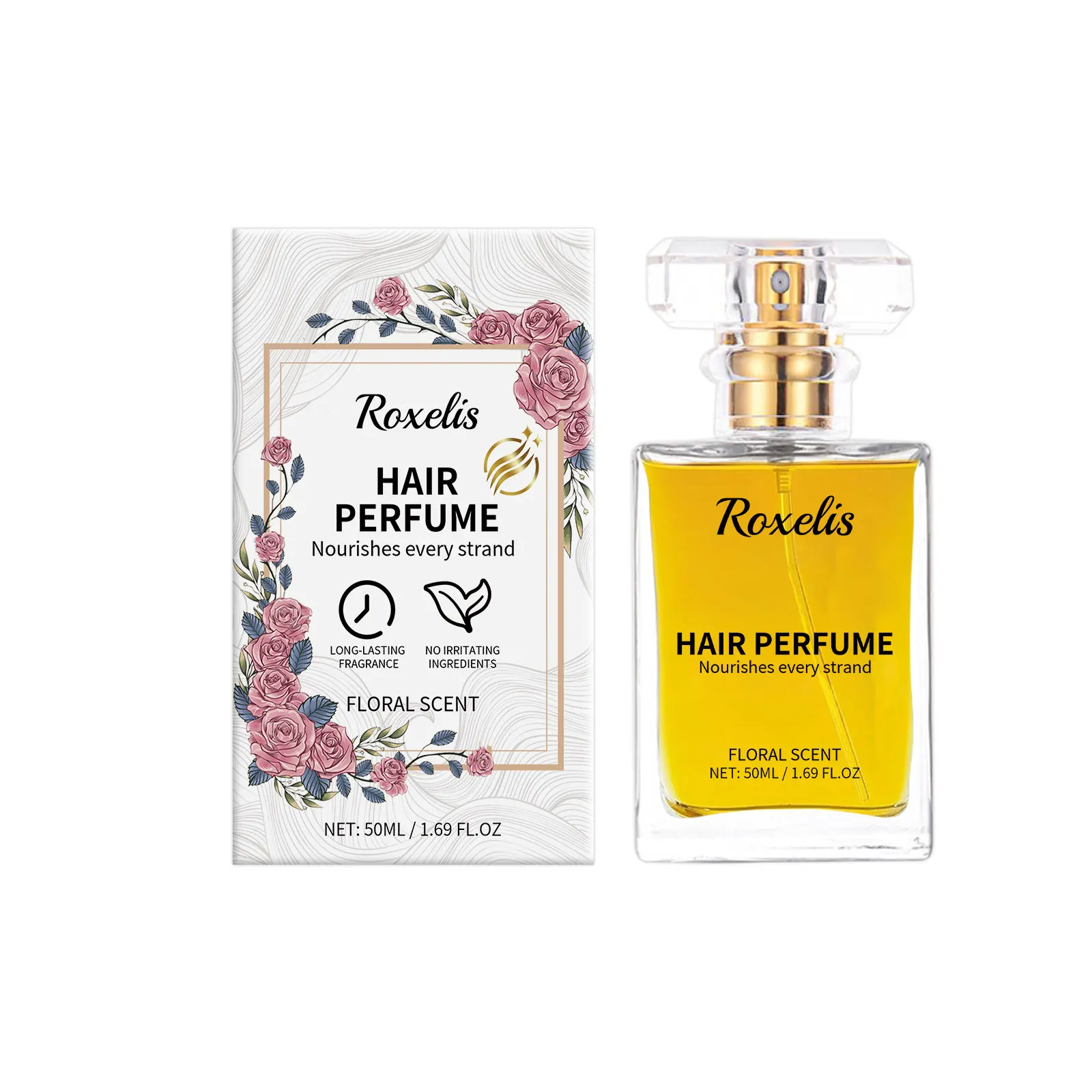Profumo per capelli floreale 50ml olio nutriente per capelli secchi_voghion.com