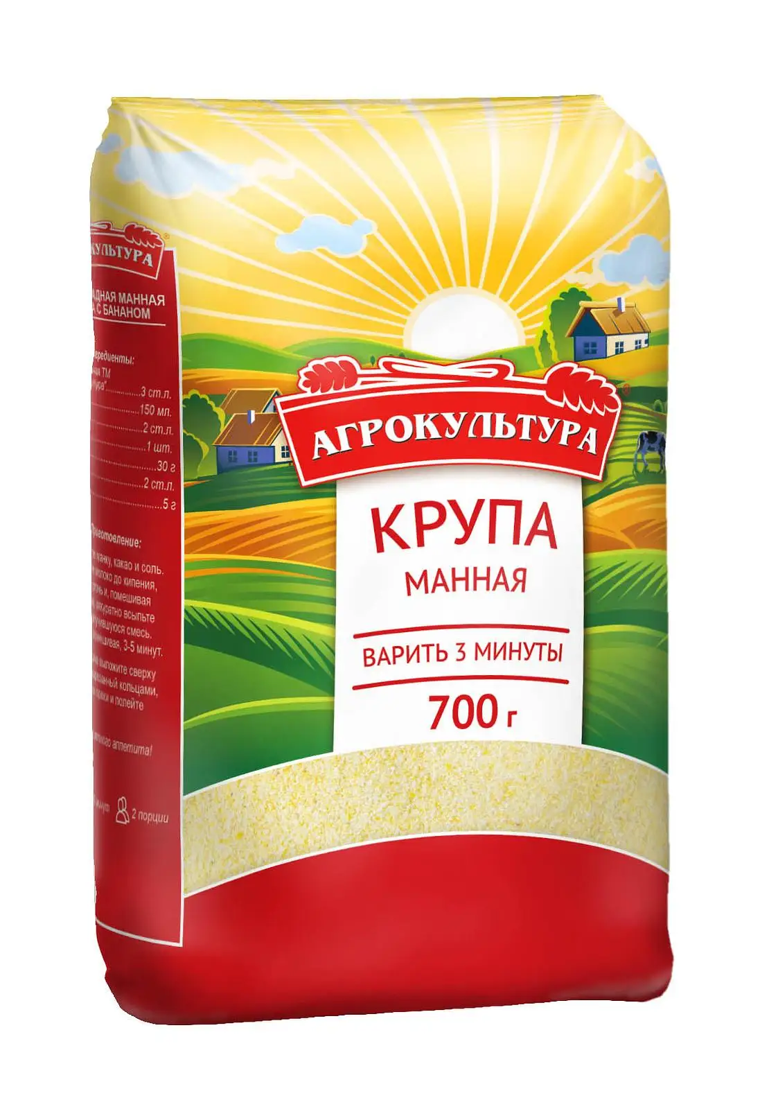 12 штук Манная крупа Агрокультура