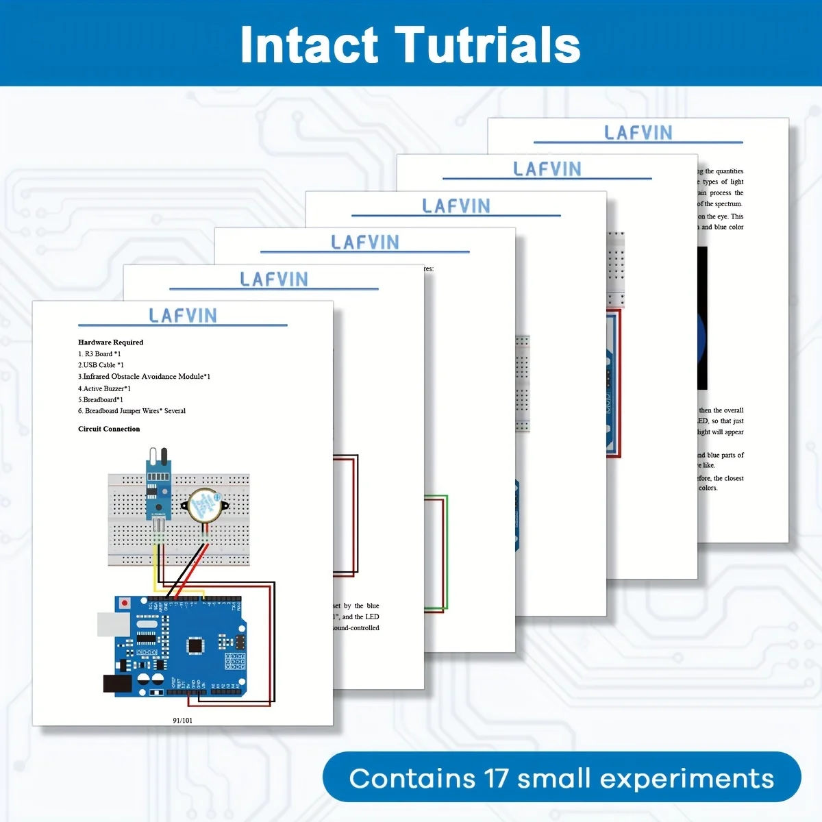 Kit Base per Progetti di Programmazione, Set di Componenti Elettronici con Tutorial - immagine 5