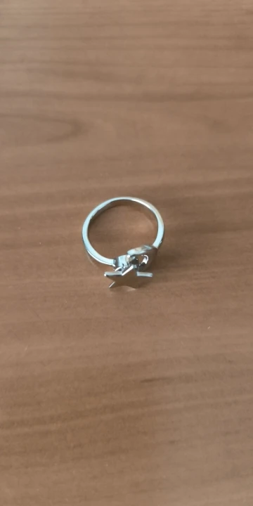 Anxiety Balls Beads Rings for Women Open Spinner Adjustable Finger Ring Stainless Steel Rotating Freely Anti Stress Jewelry Gift photo review