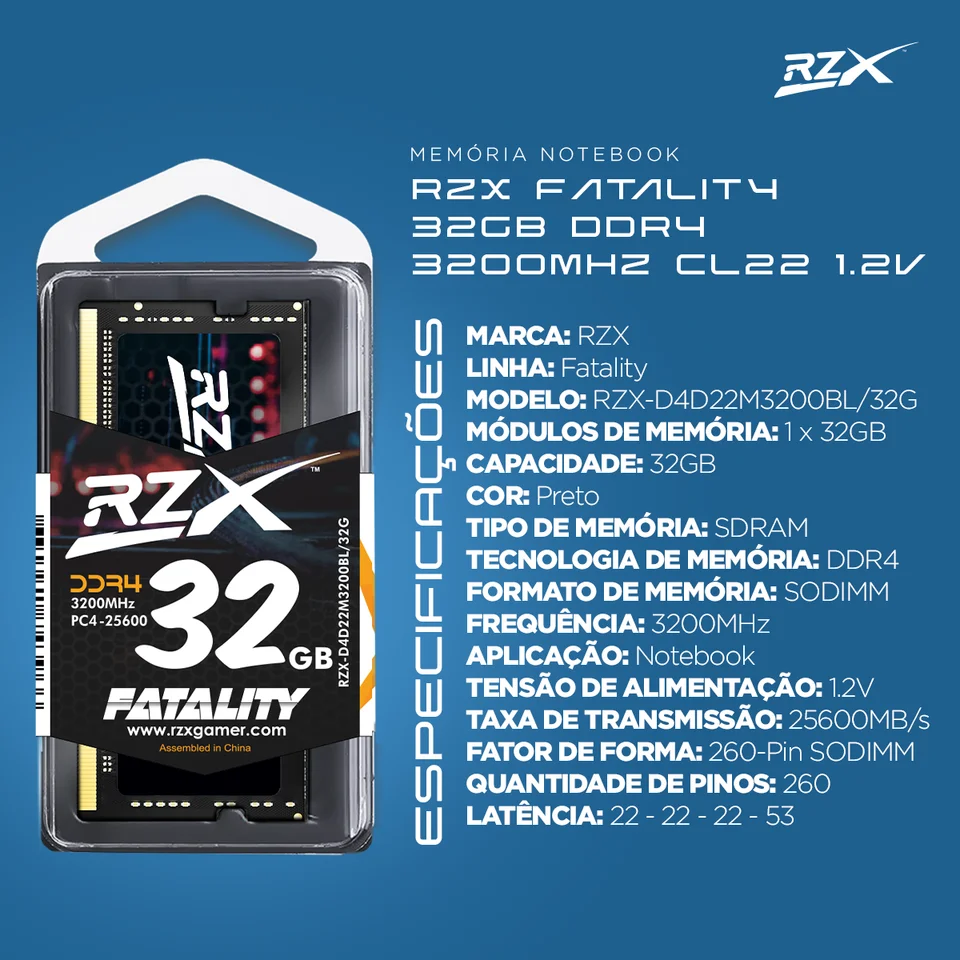 RZX DDR4 メモリア RAM ラップトップ 16 ギガバイト 8 ギガバイト 32