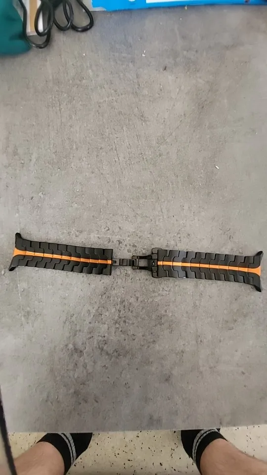 Pulseira de titânio para samsung galaxy watch ultra 2025 e samsung 7 ultra galaxy ultra 47mm photo review