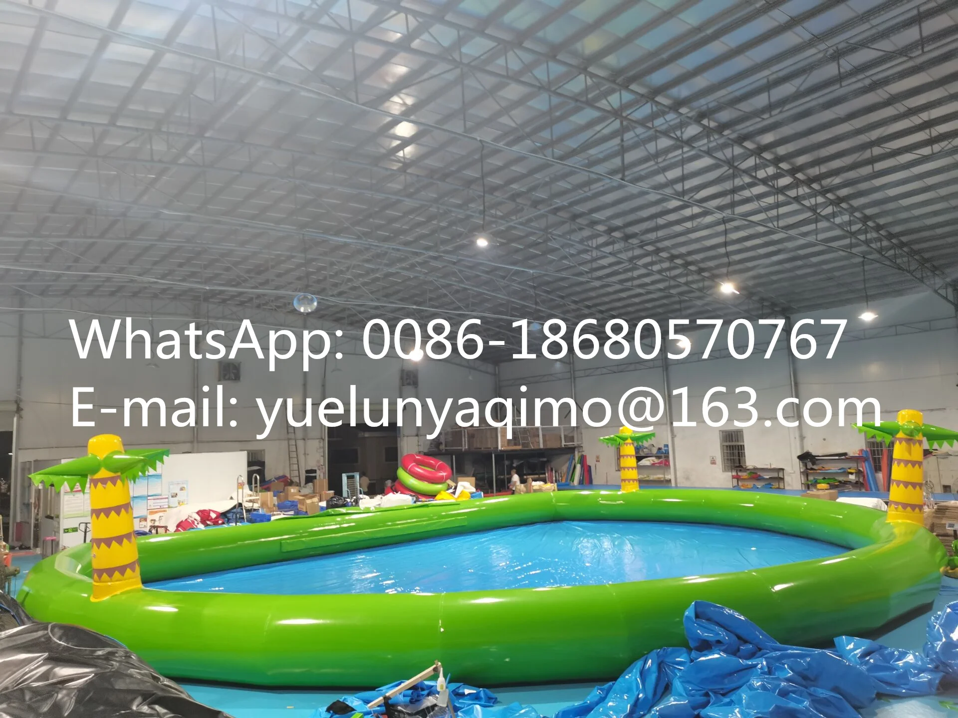 

Manufacturer hot selling outdoor large inflatable swimming pool YLY-102