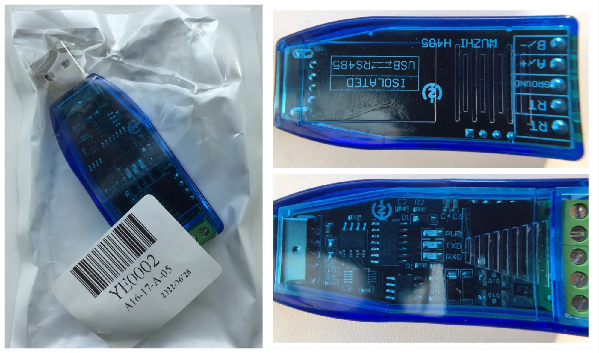 Изолированный Модуль Преобразователя USB В RS485 | AliExpress