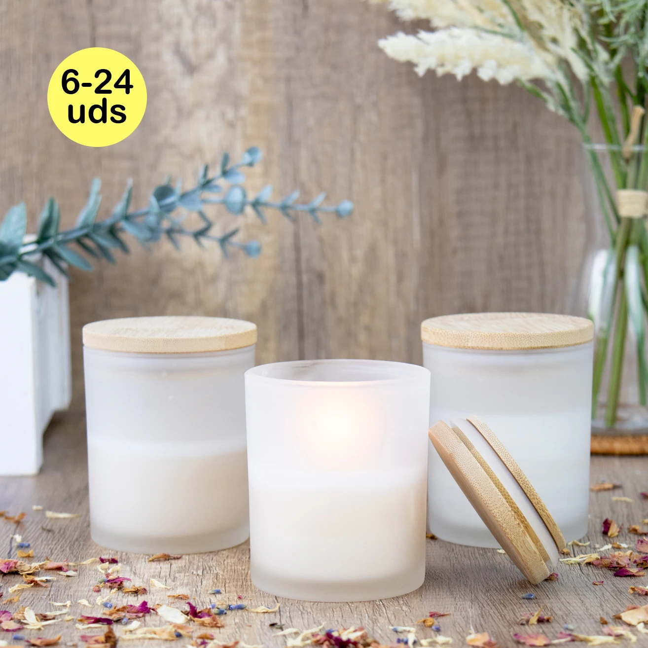 Velas Perfumadas, Juego De Velas 4 Piezas, Aromaterapia Cera De Soja Velas Aromaticas, Aliviar El Estrés, Adecuadas Para Dormitorio Aromaterapia, Aniversario,Regalos Mujer,Baño,Yoga,Cumpleaños