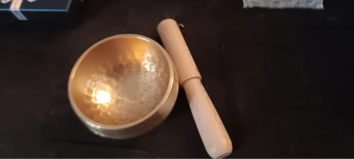 Tibetan Handmade Brass Singing Bowl | Meditation & Yoga Bowl photo review