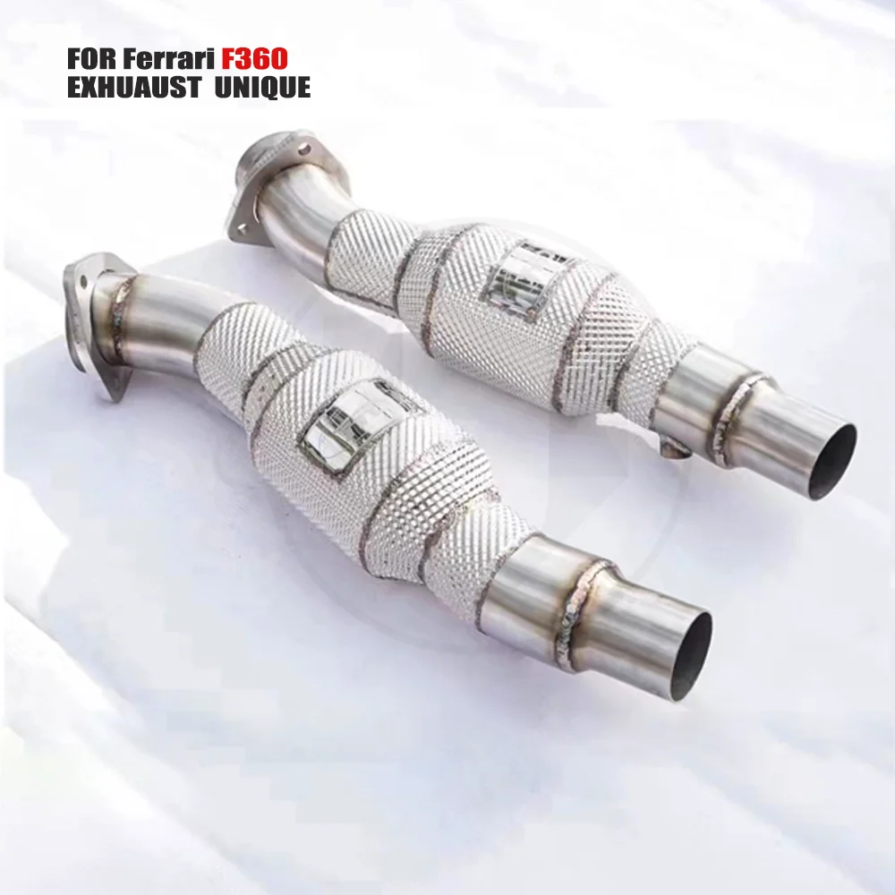 

UNIQUE Exhaust System High Flow Performance Downpipe for Ferrari F360 3.6L Car Accessories With Catalytic Converter