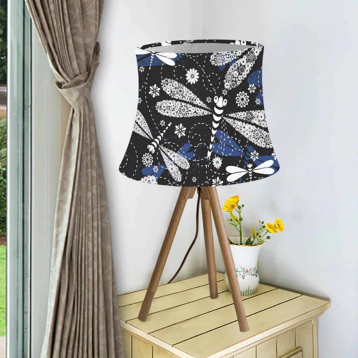 

Декоративный настенный абажур с рисунком стрекозы, пылезащитная крышка для лампы для спальни, гостиной, украшение для дома