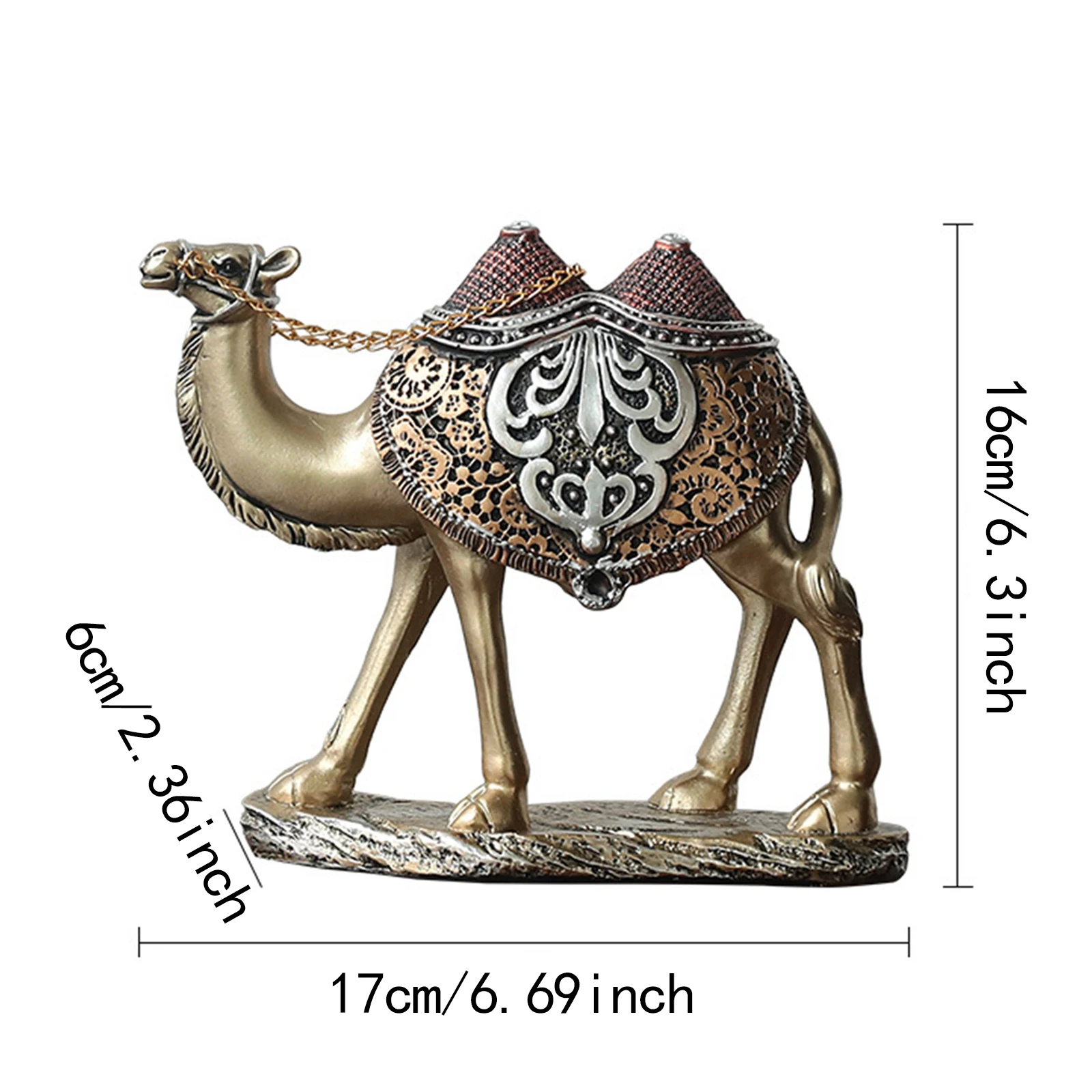 مجموعة تماثيل منحوتة على شكل جمل ، زخرفة طاولة حدي...