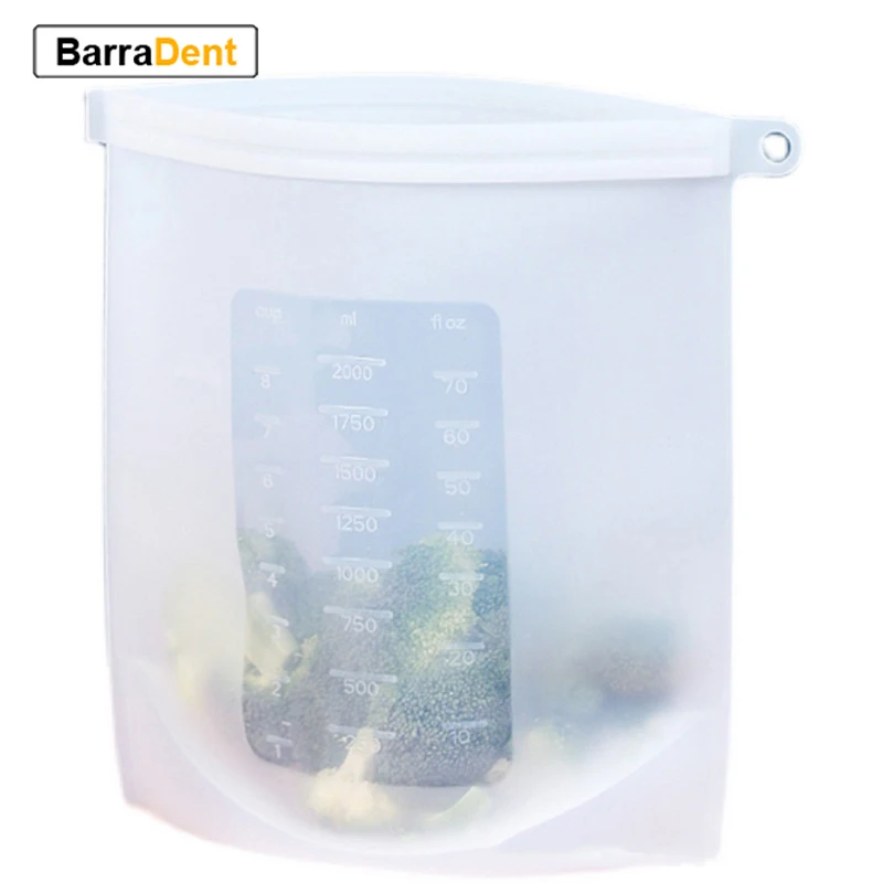 Platino Puro Diversi Sacchetti Sous Vide Riutilizzabili Sous Vide Cooking - 100% Silicone Compatibile Con Tutti I Circolatori Ad Immersione