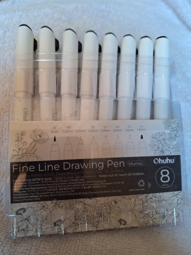 Lot De 18 Stylos Fineliner Colorés 11 Feutres Fins Pour